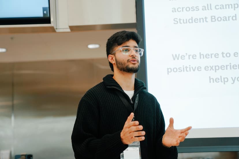 S4rthak Gupta speaking